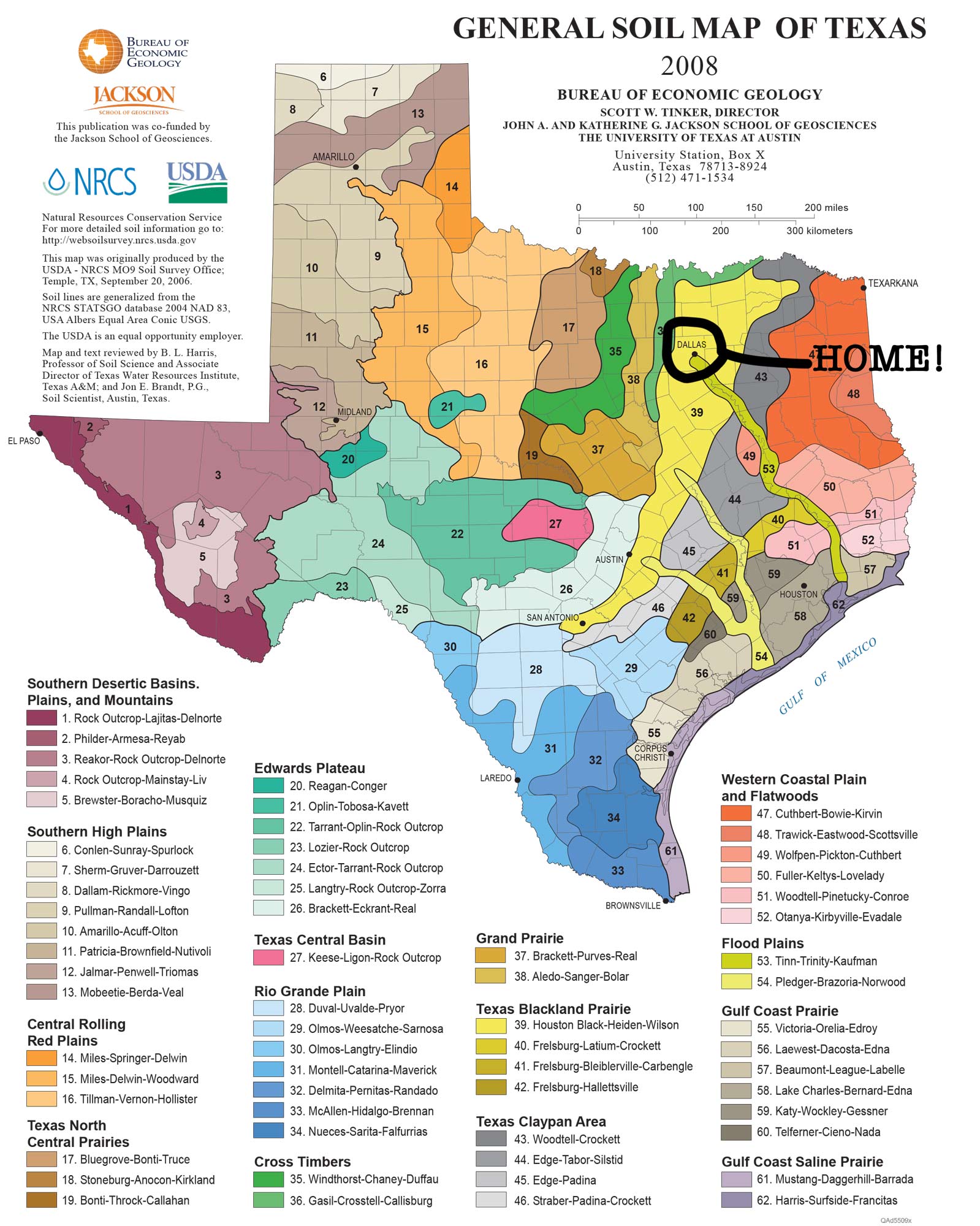 General Soil Map Of Texas Doug Land
